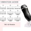 3D Interactive Voice Production 10 Frequency Man Male Masturbator Plunger Cup Thrusting and Rotating Heater Heating Stroke Adult Masturbating Cups Ref