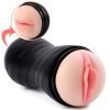 3 in 1 Male Masturbators Adult Sex Toys with Realistic Textured Mouth Vagina and Tight Anus, Men's Pocket Pussy Blowjob Stroker Anal Play Sex Toys for