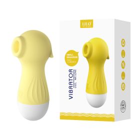 Women's Fashion Casual Simple Sucking Vibrator (Color: YELLOW)