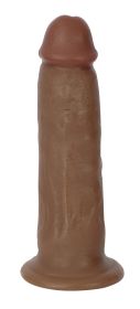 Jock 7 Inch Suction Cup Dildo - Medium (Color: brown)