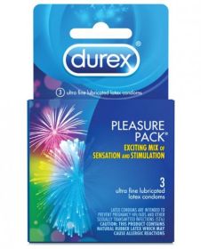 Durex Pleasure Pack 3 Pack Condoms (SKU: R30042)